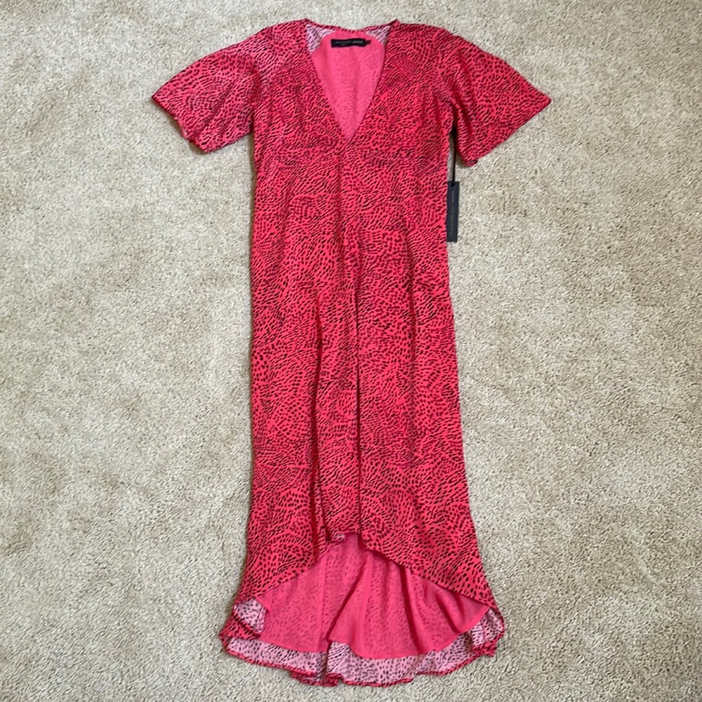 House of Harlow - Long Pink & Black Dress